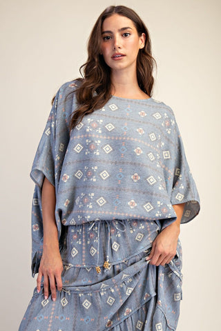 Southwest Skies Boxy Top