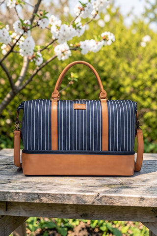 Lee Striped Collection Canvas Duffle Bag